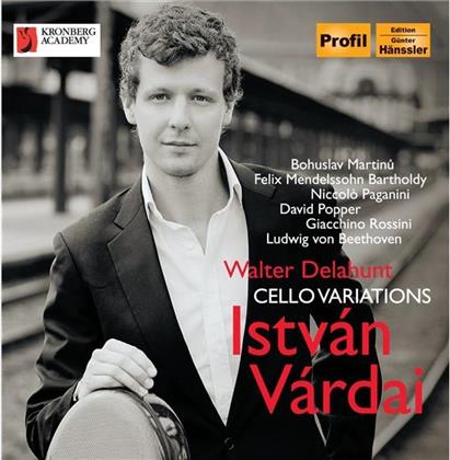Bohuslav Martinu (1890-1959), Felix Mendelssohn-Bartholdy (1809-1847), Ludwig van Beethoven (1770-1827), David Popper (1843-1913), … - Cello Variations