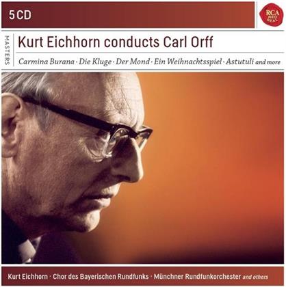 Chor des Bayerischen Rundfunks, +, Carl Orff (1895-1982), Kurt Eichhorn & Münchner Rundfunkorchester - Kurt Eichhorn Conducts Carl Orff - Carmina Burana, Die Kluge, Der Mond, Ein Weihnachtsspiel, Astutuli and more (5 CDs)