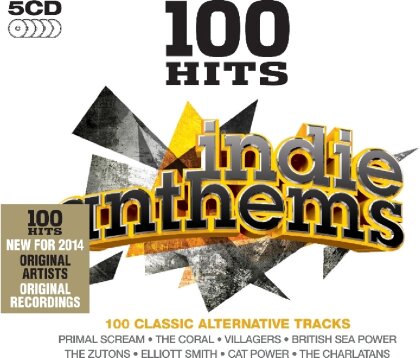 100 Hits - Various - Indie Anthems (5 CDs)