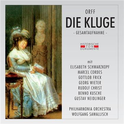 Elisabeth Schwarzkopf, Marcel Cordes, Gottlob Frick, Georg Wieter, Rudolf Christ, … - Die Kluge (2 CD)