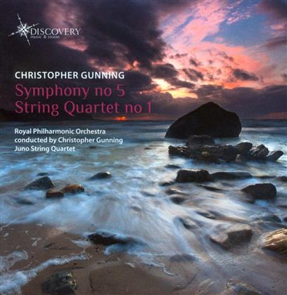 Juno String Quartet, Christopher Gunning (*1944), Christopher Gunning (*1944) & The Royal Philharmonic Orchestra - Symphony No 5 / String Quartet No 1
