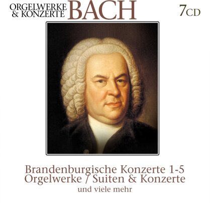 Johann Sebastian Bach (1685-1750) - Orgelwerke, Konzerte-Organ Works & Concertos (7 CDs)