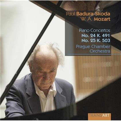 Wolfgang Amadeus Mozart (1756-1791), Paul Badura-Skoda & Prague Chamber Orchestra - Piano Concertos No. 24 K. 491, No. 25 K. 503