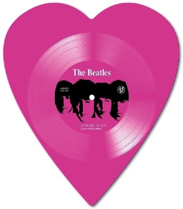 The Beatles - Love Me Do/Ps I Love You - Pink Heart Shaped Vinyl, 7 Inch (7" Single)