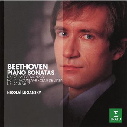Ludwig van Beethoven (1770-1827) & Nikolai Lugansky - Klaviersonaten Nr.7+14 'mondscheinsonate'/+ (2 CDs)