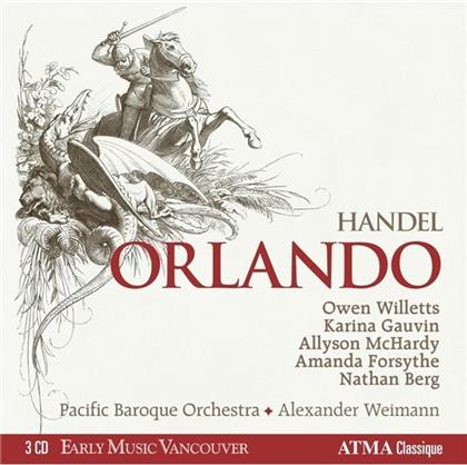Georg Friedrich Händel (1685-1759), Alexander Weimann, Karina Gauvin, Amanda Forsythe, Allyson McHardy, … - Orlando (3 CD)