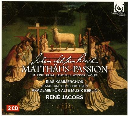 RIAS Kammerchor, Werner Güra, Johann Sebastian Bach (1685-1750), Rene Jacobs, Sunhae Im, … - Matthäus-Passion Bwv 244 (2 CDs)