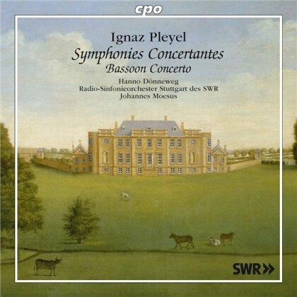 Ignaz Pleyel (1757-1831), Gaby Pas-Van Riet & Hanno Dönnerweg - Symhonie concertante in F-Dur fuer Floete, Oboe, Fagott, 2 Violinen, Bratsche, Cello, Kontrabass & Orchester (2 CDs)