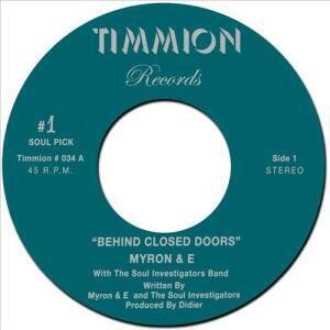 Myron & E & The Soul Investigators - Behind Closed Doors - 7 Inch (7" Single)