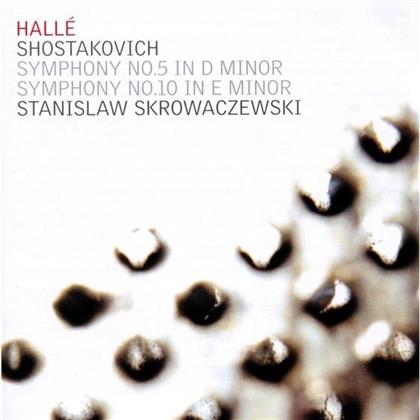 Dimitri Schostakowitsch (1906-1975), Stanislaw Skrowaczewski & Hallé - Sinfonie Nr5 Op47, Nr10 Op93 (2 CDs)