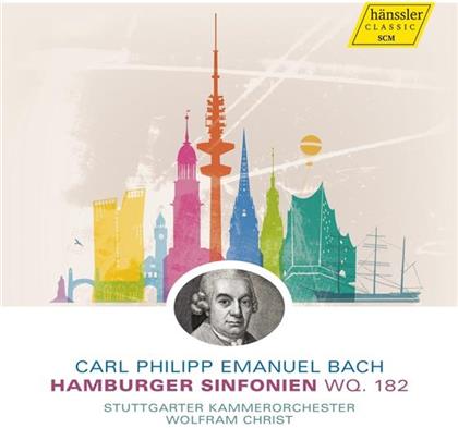 Carl Philipp Emanuel Bach (1714-1788), Wolfram Christ & Stuttgarter Kammerorchester - Hamburger Sinfonien Wq. 182