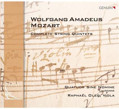 Quatuor Sine Nomine, Wolfgang Amadeus Mozart (1756-1791) & Raphael Oleg - Complete String Quintets (2 CDs)