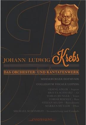Collegium Vocale Leipzig, Johann Ludwig Krebs (1713-1780), Michael Schönheit, Gesine Adler, Britta Schwarz, … - Das Orchester - Und Kantatenwerk (4 CDs)