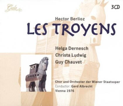 Helga Dernesch, Christa Ludwig, Berlioz, Gerd Albrecht & Wiener Staatsoper - Troyens, Les + Bonus Track Veasey & Glossop In Les - Vienna 1976 (3 CD)