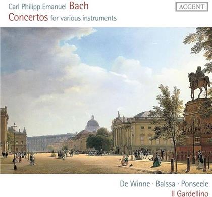 Carl Philipp Emanuel Bach (1714-1788), Jan de Winne, Marcel Ponseele & Emmanuel Balssa - Konzerte Für Cello/Flöte/Oboe - Concertos For Various Instruments