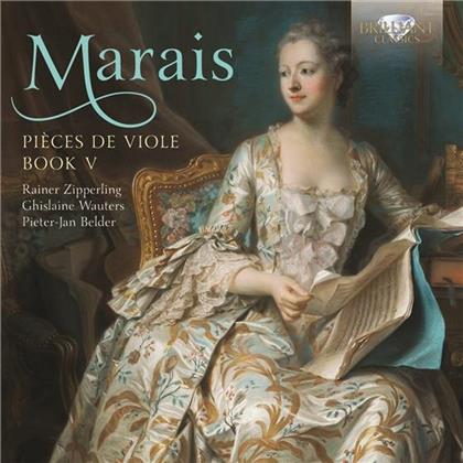 Rainer Zipperling, Christine Wauters, Marin Marais (1656-1728) & Pieter-Jan Belder - Pièces De Viole Book V (4 CD)