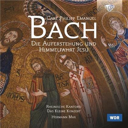 Das kleine Konzert, Rheinische Kantorei, Carl Philipp Emanuel Bach (1714-1788) & Max Hermann - Die Auferstehung Und Himmelfahrt Jesu (2 CDs)
