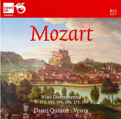 Danzi Quintet, Wolfgang Amadeus Mozart (1756-1791) & Frans Vester - Bläserdivertimenti KV 213, 253, 270,289, 375, 388 (2 CDs)