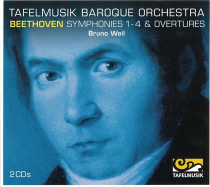 Ludwig van Beethoven (1770-1827) & Jeanne Lamon - Symphonien 1-4 (2 CD)