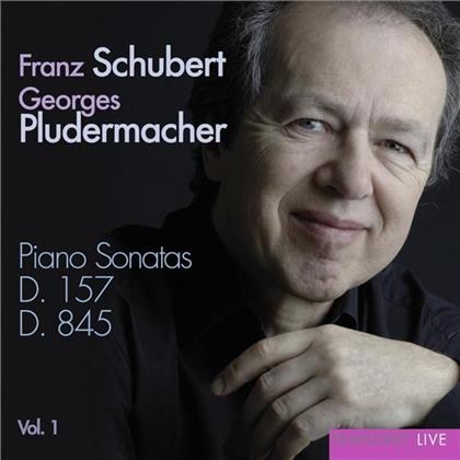 Franz Schubert (1797-1828) & Georges Pludermacher - Piano Sonata D. 157 & D. 845