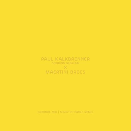 Paul Kalkbrenner - Gebruenn Gebruenn (LP)