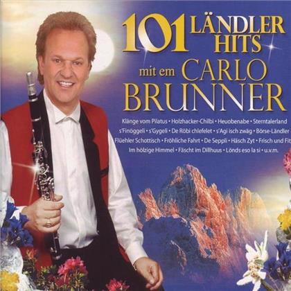 Carlo Brunner - 101 Ländler-Hits Mit Em Carlo Brunner (5 CDs)
