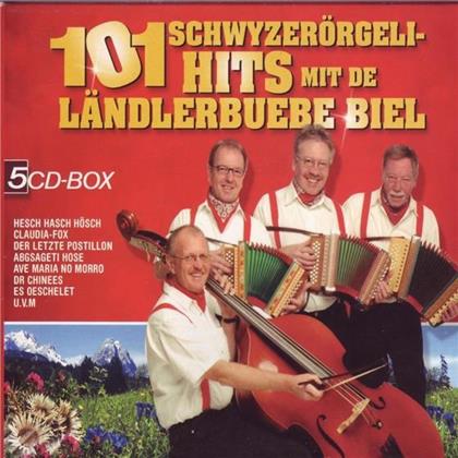 Ländlerbuebe Biel - 101 Schwyzerörgeli-Hits (5 CDs)