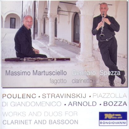 Francis Poulenc (1899-1963), Igor Strawinsky (1882-1971), Astor Piazzolla (1921-1992), Giandomenico, … - Works And Duos For Clarinet And Bassoon