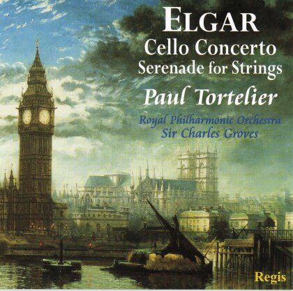 Sir Charles Groves, Sir Edward Elgar (1857-1934), Antonin Dvorák (1841-1904), Paul Tortelier & The Royal Philharmonic Orchestra - Cello Concerto / Serenade For Strings/ Ua