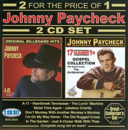 Johnny Paycheck - Original Billboard Hits/17 Number 1's: Gospel Collection (2 CDs)