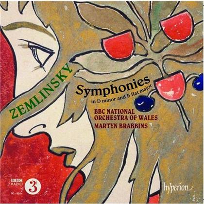 Alexander von Zemlinsky (1871-1942), Martyn Brabbins & BBC National Orchestra Of Wales - Symphonies in D minor dan B flat major