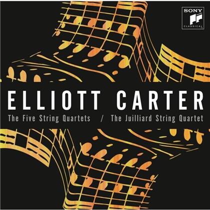Juilliard String Quartet & Elliot Carter (1908 - 2012) - Five String Quartets (2 CDs)
