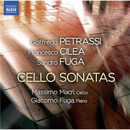 Goffredo Petrassi (1904-2003), Francesco Cilea (1866-1950), Sandro Fuga, Massimo Macri & Giacomo Fuga - Cellosonaten - Cello Sonatas