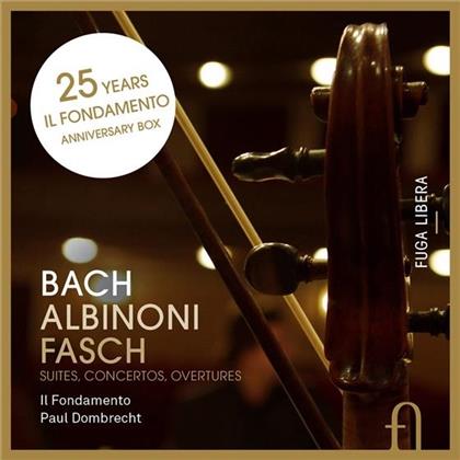 Il Fondamento, Johann Sebastian Bach (1685-1750), Tomaso Albinoni (1671-1751), Jan Dismas Zelenka (1679-1745) & Paul Dombrecht - Anniversary Box - 25 Years Il Fondamento (4 CDs)