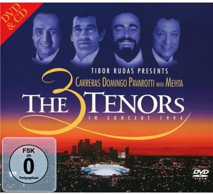 Los Angeles Music Center Opera Chorus, Zubin Mehta, José Carreras, Plácido Domingo, Luciano Pavarotti, … - 3 Tenors In Concert 1994 - 20th Anniversary Celebration - Includes Nessun Dorma (CD + DVD)