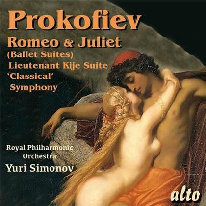 Serge Prokofieff (1891-1953), Yuri Simonov & The Royal Philharmonic Orchestra - Romeo + Juliet Ballet Suites, Lieutenant Kije Suite, Symphonie 1 - Classical