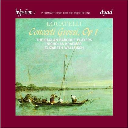 The Raglan Baroque Players, Pietro Locatelli (1695-1764), Elizabeth Wallfisch & Nicholas Kraemer - 12 Concerti Grossi Op1 - Booklet Français, Italiano, Deutsch (2 CD)