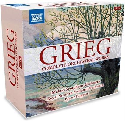 Edvard Grieg (1843-1907) - Orchesterwerke komplett (8 CDs)