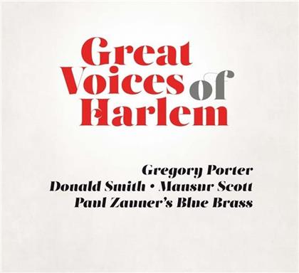 Gregory Porter, Donald Smith, Mansur Scott & Paul Zauner's Blue Brass - Great Voices Of Harlem (Digipack)