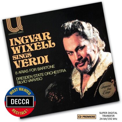 Ingvar Wixell, Giuseppe Verdi (1813-1901), Silvio Varviso & Dresden State Orchestra - Ingvar Wixell Sings Verdi - 8 Arias for Baritone