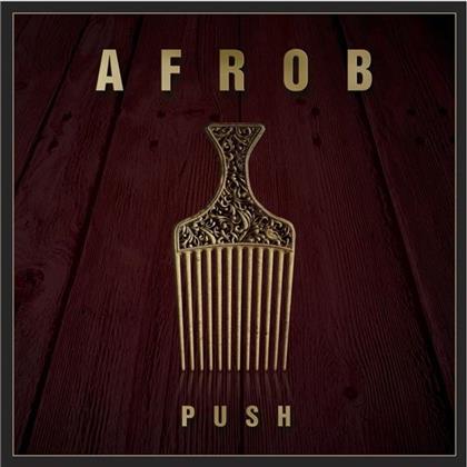 Afrob - Push - + T-Shirt L, Signierte Autogrammkarte, Sticker (2 LP + CD + Digital Copy)