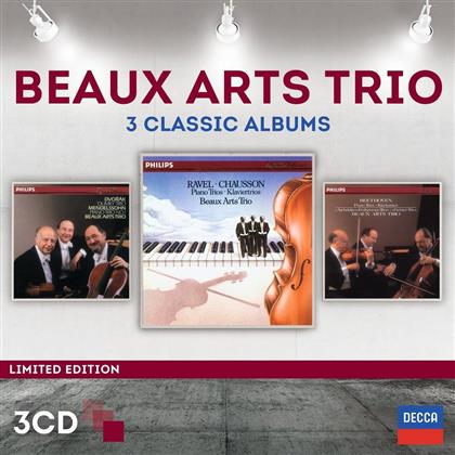 Beaux Arts Trio, Ludwig van Beethoven (1770-1827), Antonin Dvorák (1841-1904), Felix Mendelssohn-Bartholdy (1809-1847), … - Trios - 3 Classic Albums (3 CDs)
