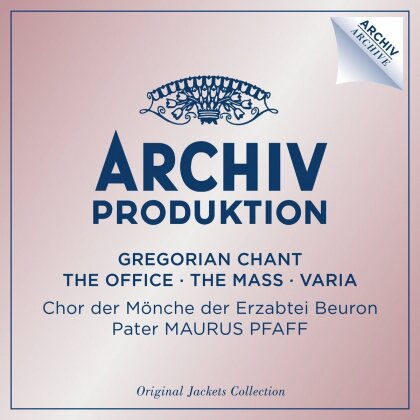 Chor Der Mönche Der Erzabtei Beuron & Maurus Pfaff (Pater) - Gregorian Chant - The Office - The Mass - Varia - Original Jackets Collection (4 CDs)