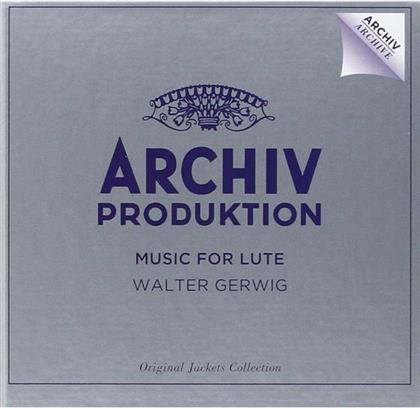 Walter Gerwig - Music For Lute - Original Jackets Collection - Archiv Produktion (4 CDs)