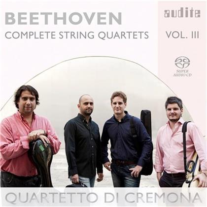 Ludwig van Beethoven (1770-1827), Cristiano Gualco, Paolo Andreoli, Simone Gramaglia, … - Streichquartette Vol. 3 (SACD)