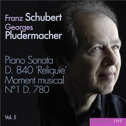Franz Schubert (1797-1828) & Georges Pludermacher - Piano Sonata D.840 Reliquie, Moment Musical No.1