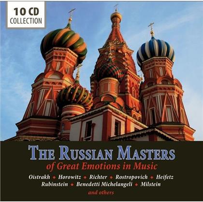 Vladimir Horowitz, Sviatoslav Richter, Jascha Heifetz, Arthur Rubinstein & Nathan Milstein - Russian Masters (10 CDs)