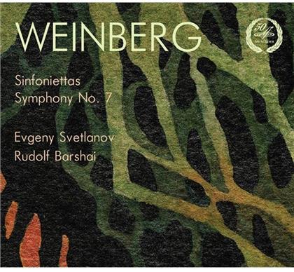 Mieczyslaw Weinberg (1919-1996), Evgeny Svetlanov, Rudolf Barshai, USSR State Academic Symphony Orchestra & Moscow Chamber Orchestra - Sinfoniettas, Symphony No. 7