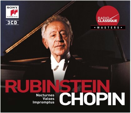 Frédéric Chopin (1810-1849) & Arthur Rubinstein - Nocturnes, Valses, Impromptus - Radio Classique Masters (3 CDs)