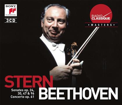 Ludwig van Beethoven (1770-1827) & Isaac Stern - Sonaten op.24, 30, 47 & 96, Concerto op. 61 - Radio Classique Masters (3 CDs)